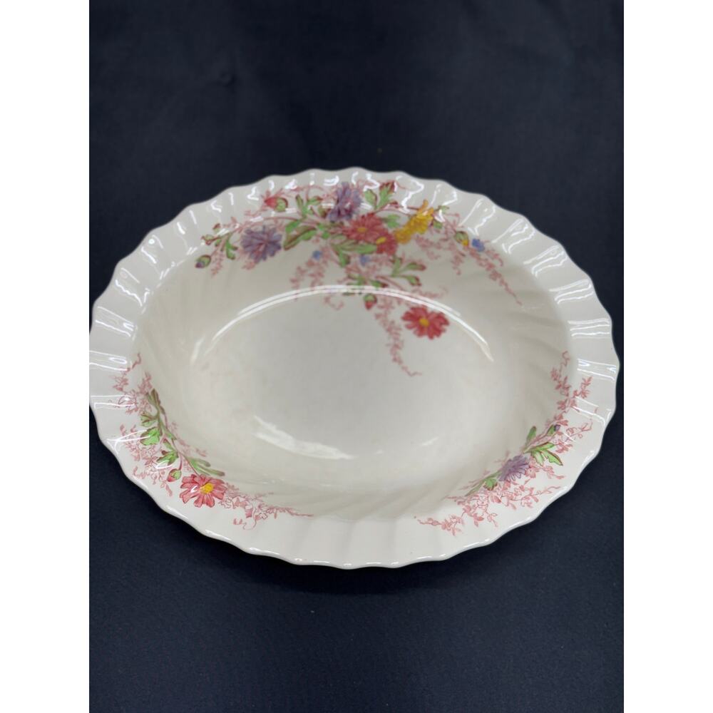 Vintage Copeland Spode Fairy Dell Oval Serving Bowl, English Fine China